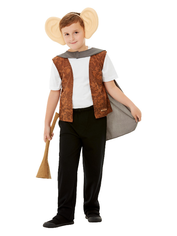 Roald Dahl The BFG Kit, Brown, with Waistcoat, Cape, Trumpet & Ears on Headband