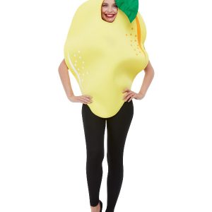 Lemon Costume, Yellow, with Hooded Tabard