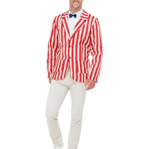 20s Barber Shop Costume, Red & Cream