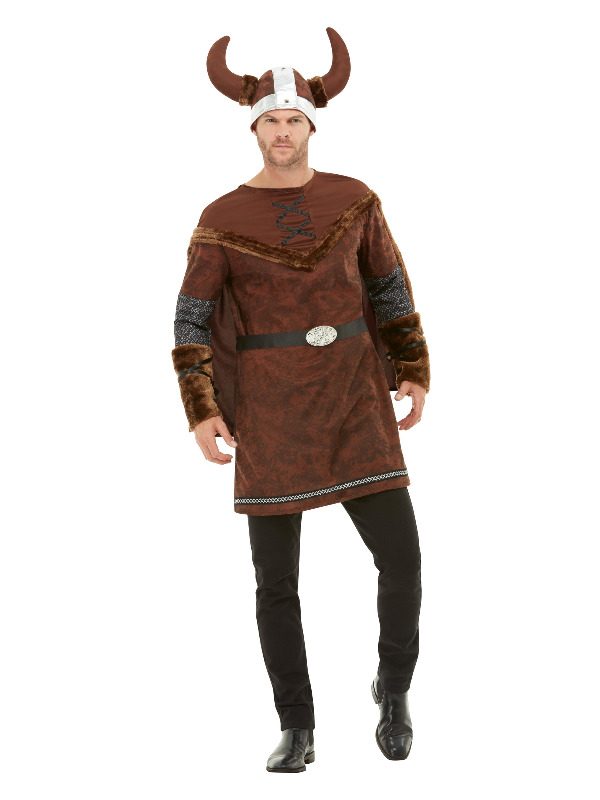 Viking Barbarian Costume, Brown