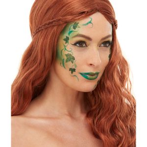 Smiffys Make-Up FX, Woodland Pixie Aqua Kit, Facepaints, Transfers, Glitter Pot & Applicators