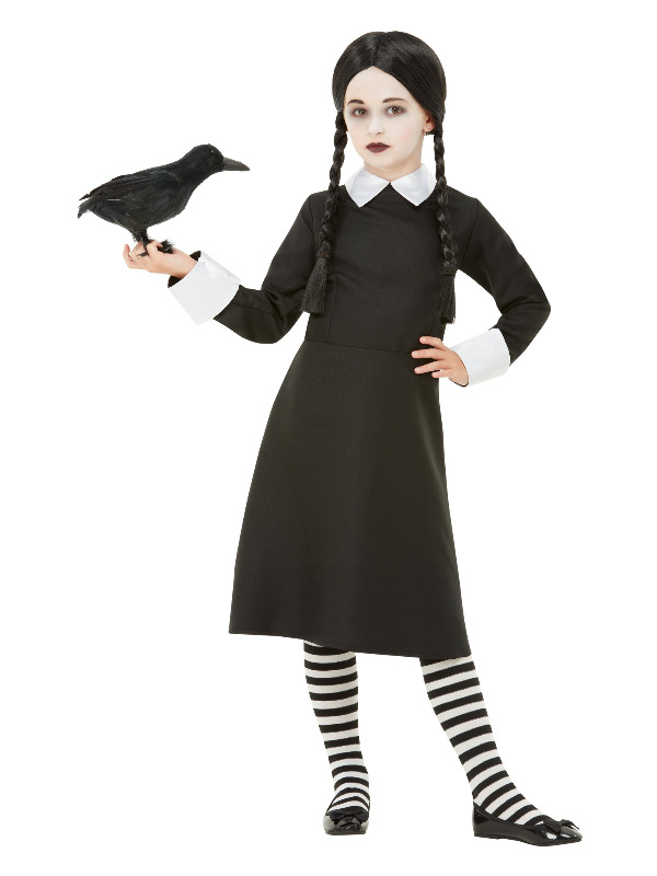 Gothic School Girl Costume, Black