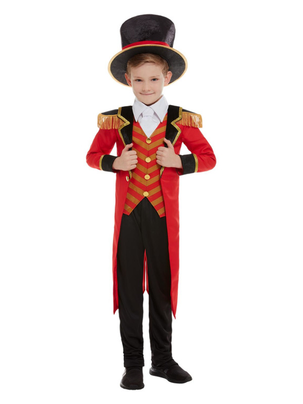 Deluxe Ringmaster Costume, Red