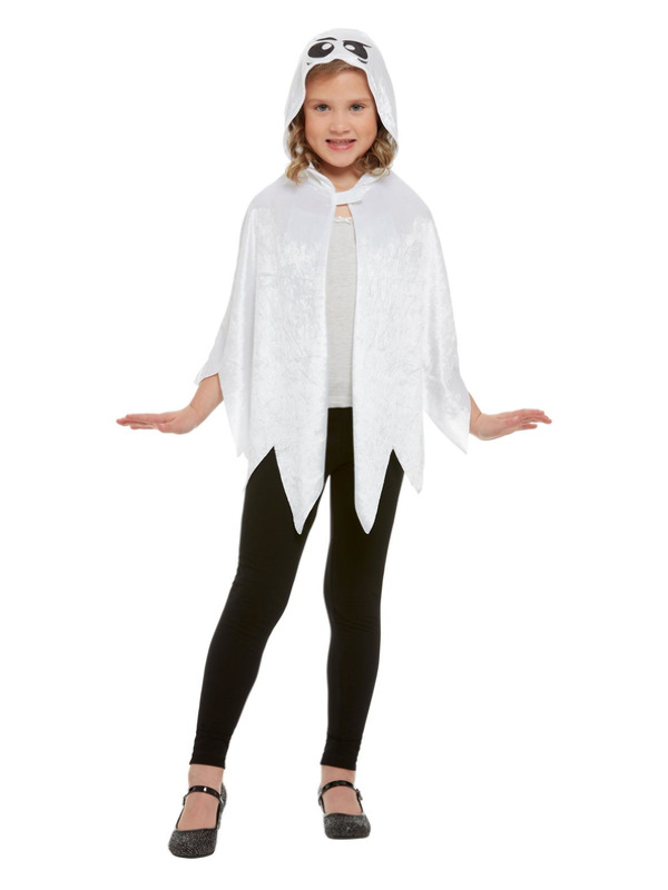 Ghost Hooded Cape, White