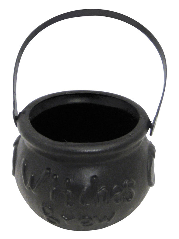 Witch's Brew Cauldron, Black, Small