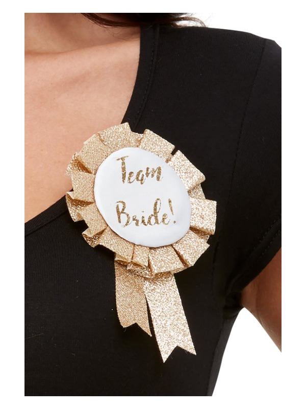 Team Bride Rosette, Rose Gold