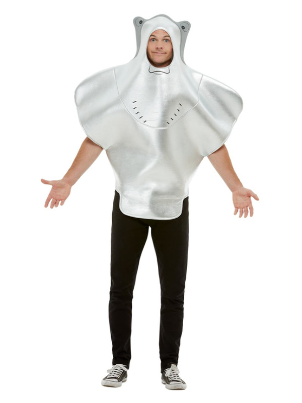 Stingray Costume, Grey, with Hooded Tabard