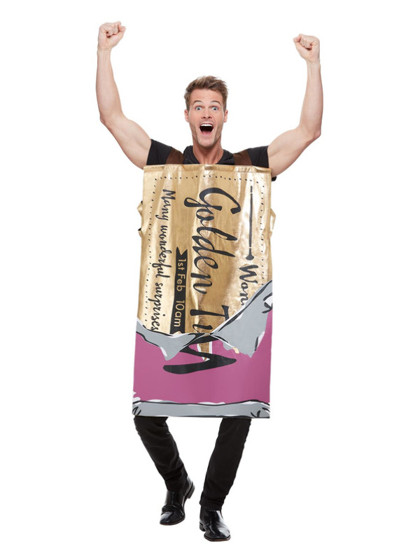 Roald Dahl Winning Wonka Bar Costume, Purple, with Tabard