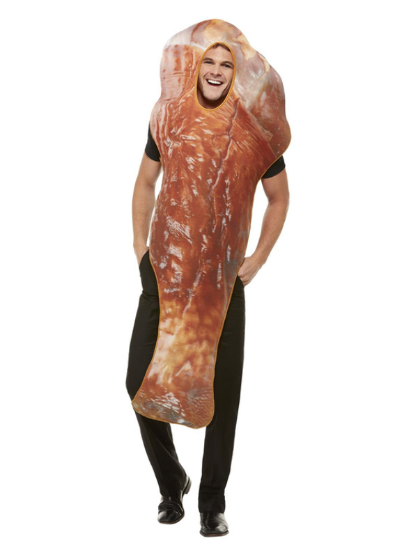 Christmas Turkey Leg Costume, Brown, with Tabard