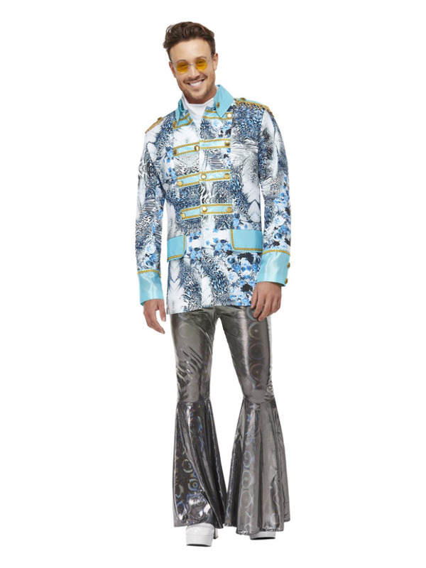Carnival Jacket, White & Blue