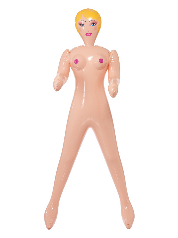 Inflatable Blow-Up Doll, Female, Pink, 140cm/55in