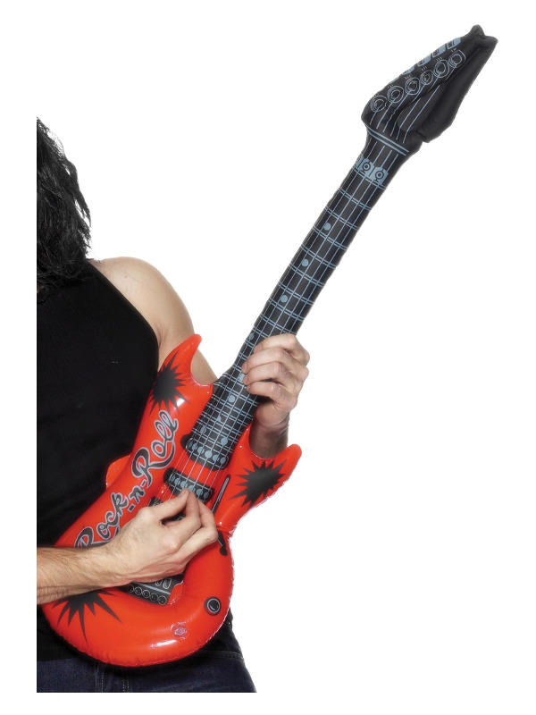 Inflatable Guitar, Assorted Colours, 99cm / 39in