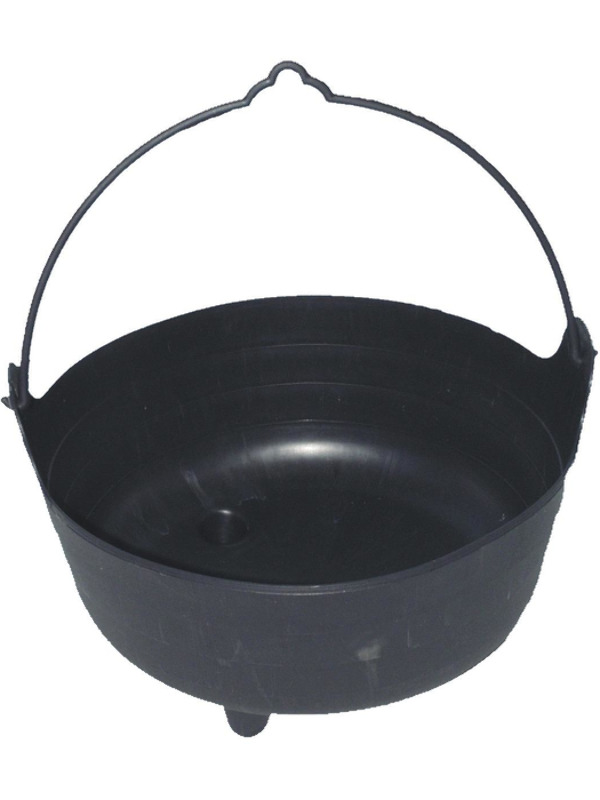 Lifesize Witch's Cauldron, Black, Large