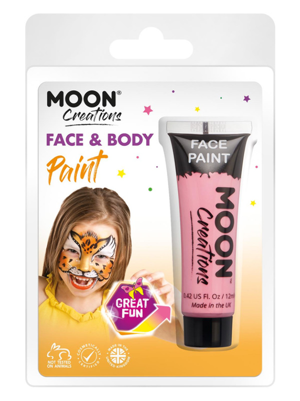 Moon Creations Face & Body Paint, Pink