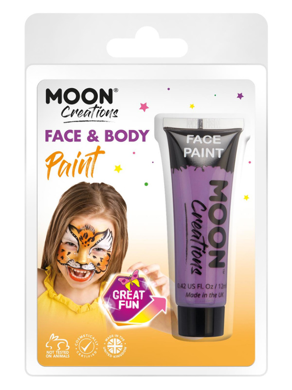 Moon Creations Face & Body Paint, Purple