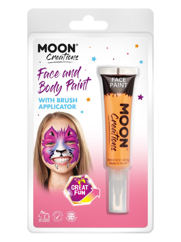 Moon Creations Face & Body Paints, Orange