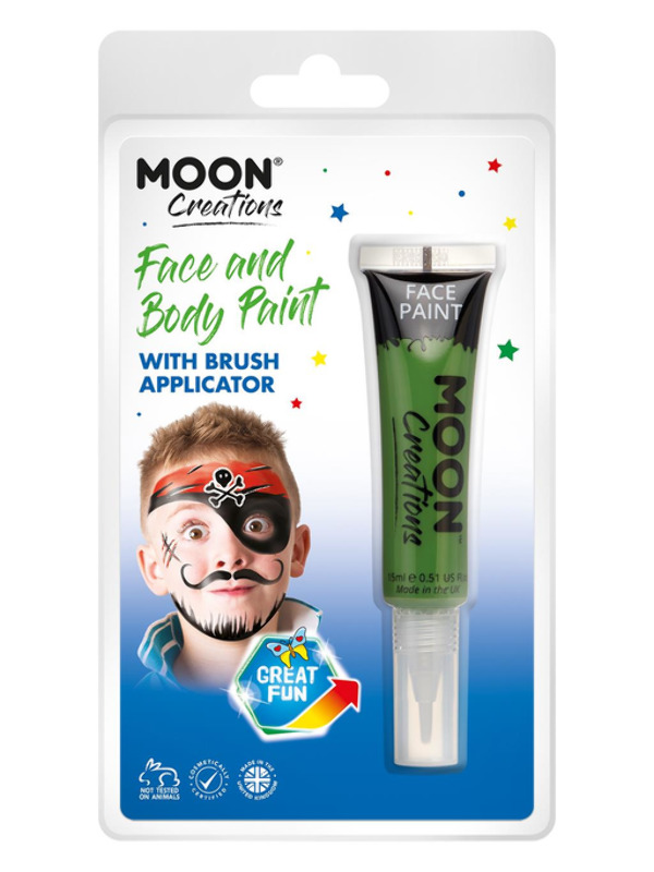 Moon Creations Face & Body Paints, Green