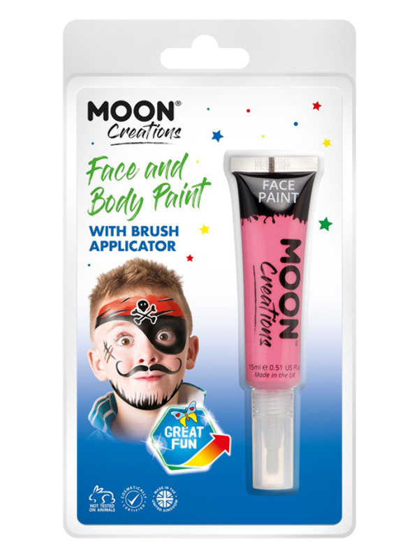 Moon Creations Face & Body Paints, Hot Pink