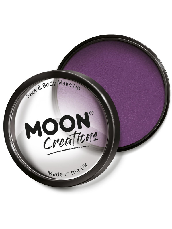 Moon Creations Pro Face Paint Cake Pot, Purple