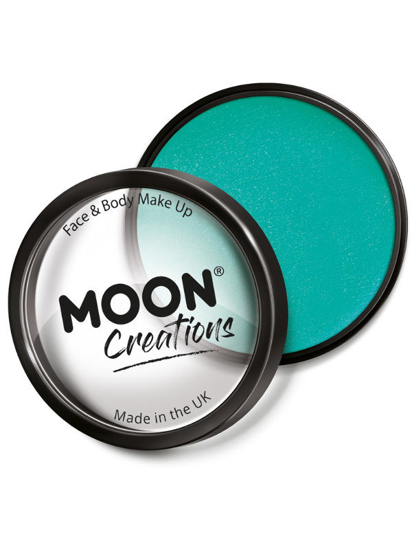 Moon Creations Pro Face Paint Cake Pot, Turquoise