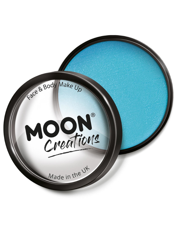 Moon Creations Pro Face Paint Cake Pot, Aqua