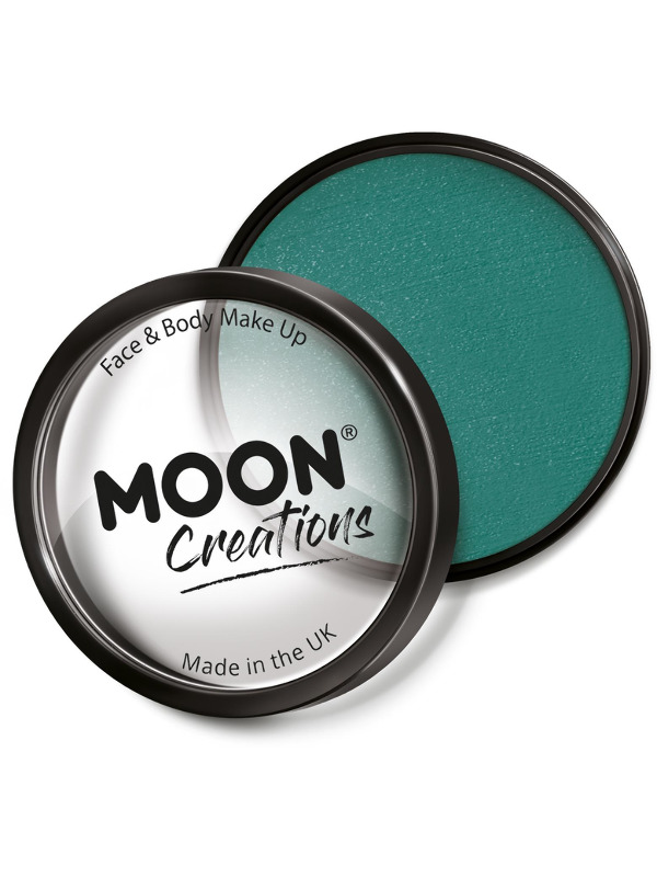 Moon Creations Pro Face Paint Cake Pot, Teal