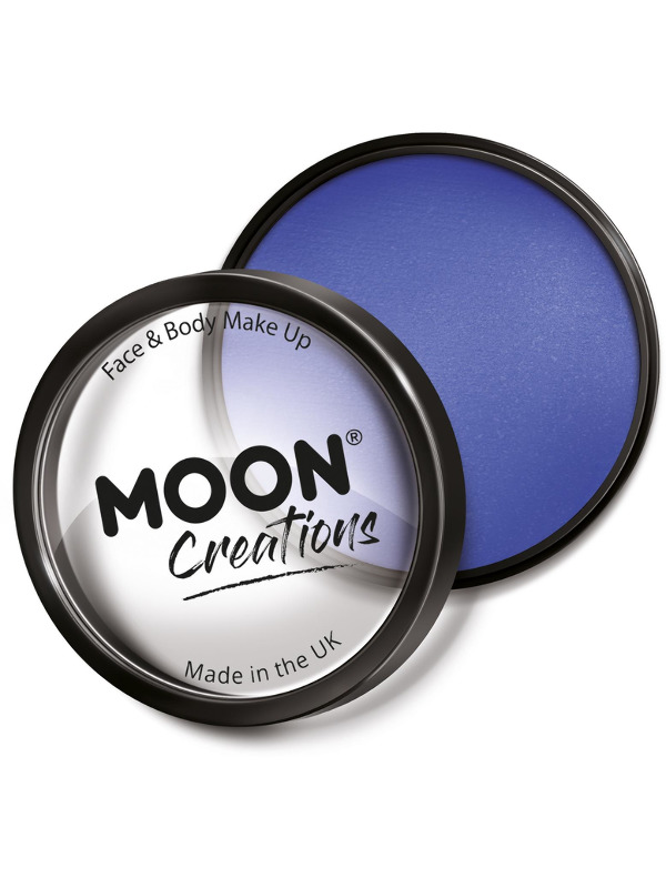 Moon Creations Pro Face Paint Cake Pot, Royal Blue