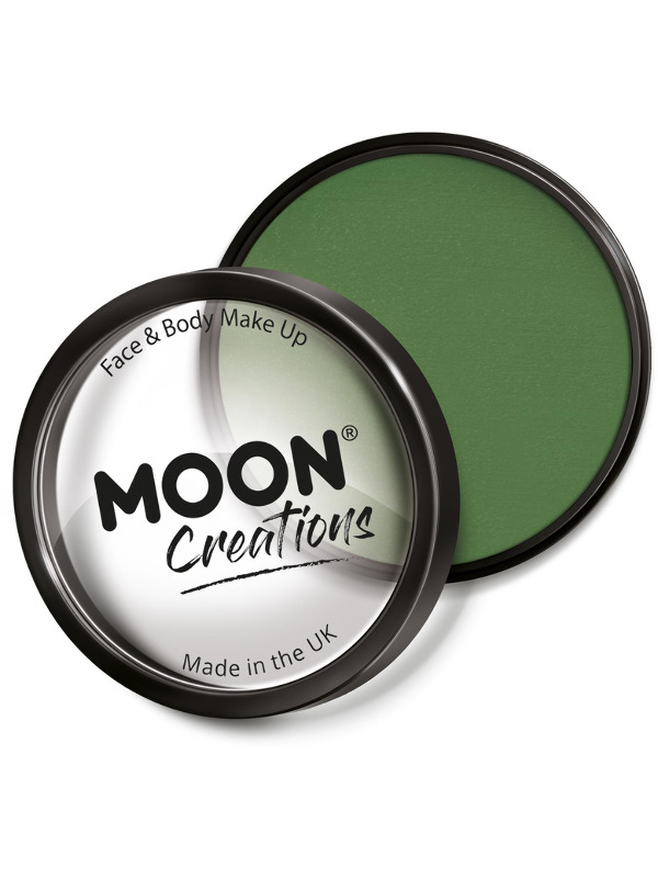 Moon Creations Pro Face Paint Cake Pot, Green