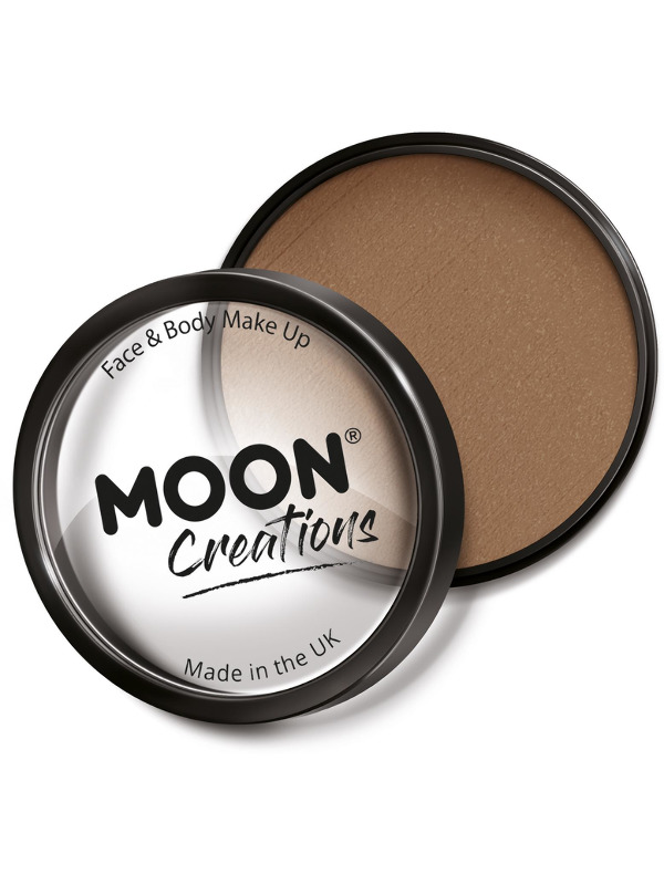 Moon Creations Pro Face Paint Cake Pot, Light Brow