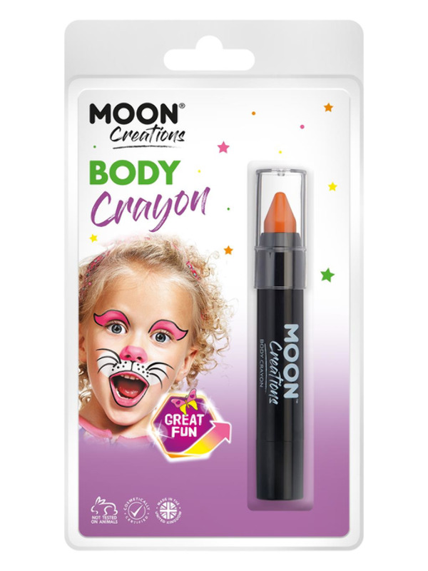 Moon Creations Body Crayons, Orange