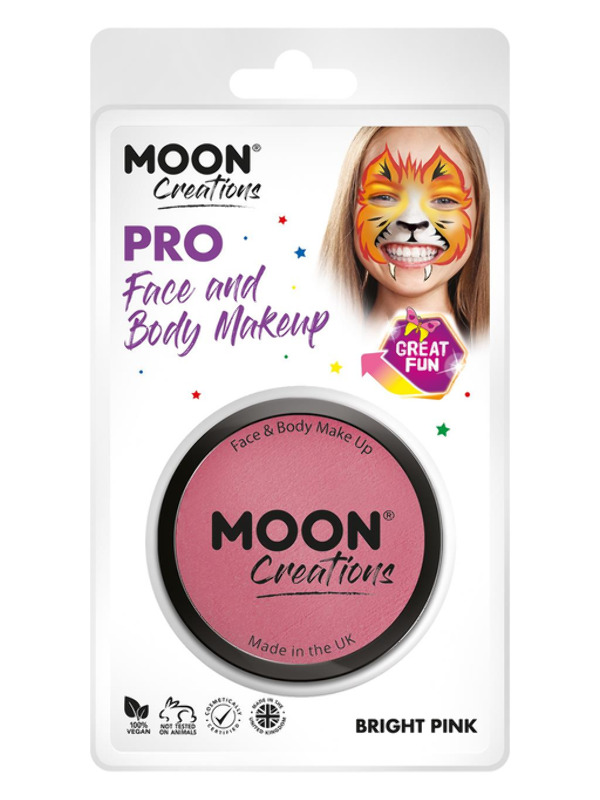 Moon Creations Pro Face Paint Cake Pot, Pink