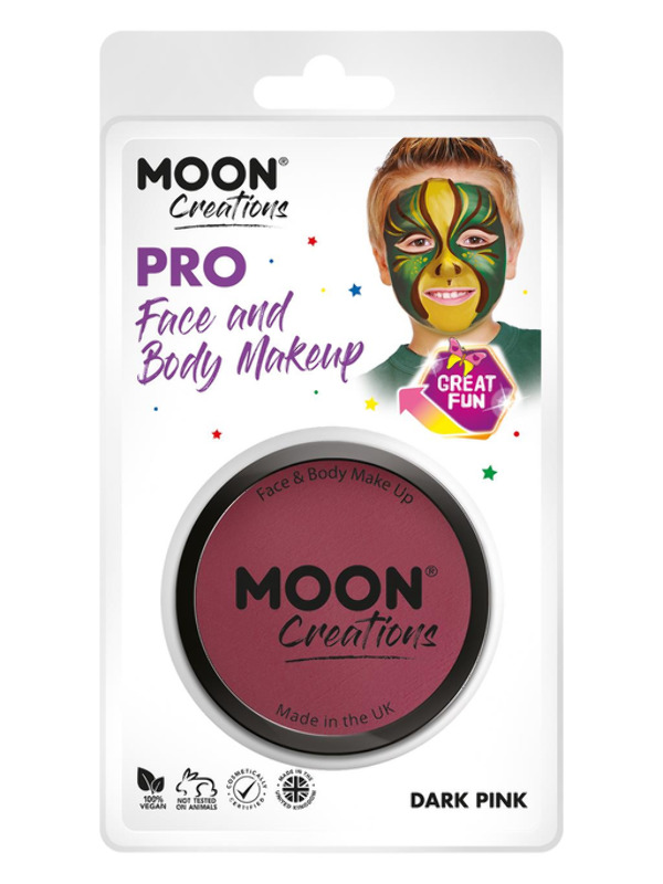 Moon Creations Pro Face Paint Cake Pot, Pink