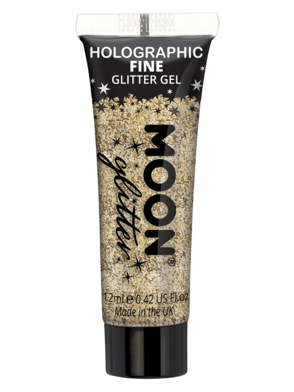 Moon Glitter Holographic Fine Glitter Gel, Silver