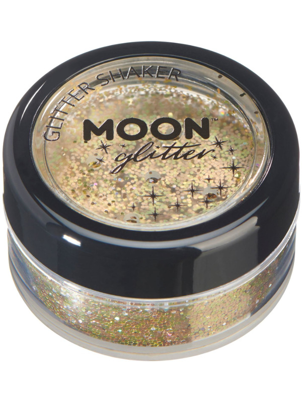 Moon Glitter Holographic Glitter Shakers, Gold