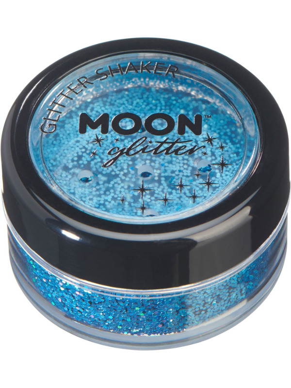 Moon Glitter Holographic Glitter Shakers, Blue