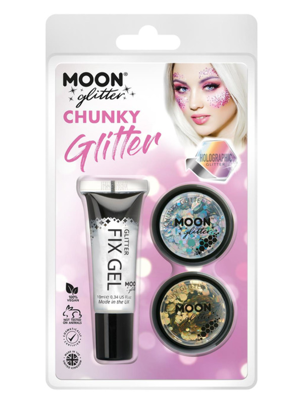 Moon Glitter Holographic Chunky Glitter,