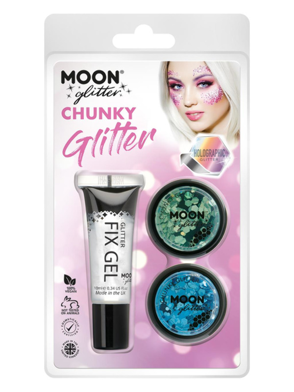 Moon Glitter Hologrpahic Chunky Glitter,