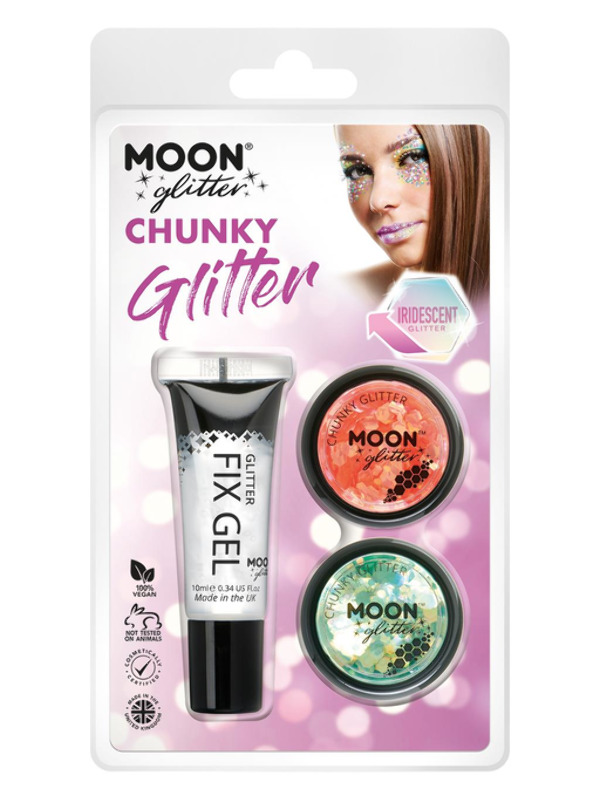 Moon Glitter Iridescent Chunky Glitter,