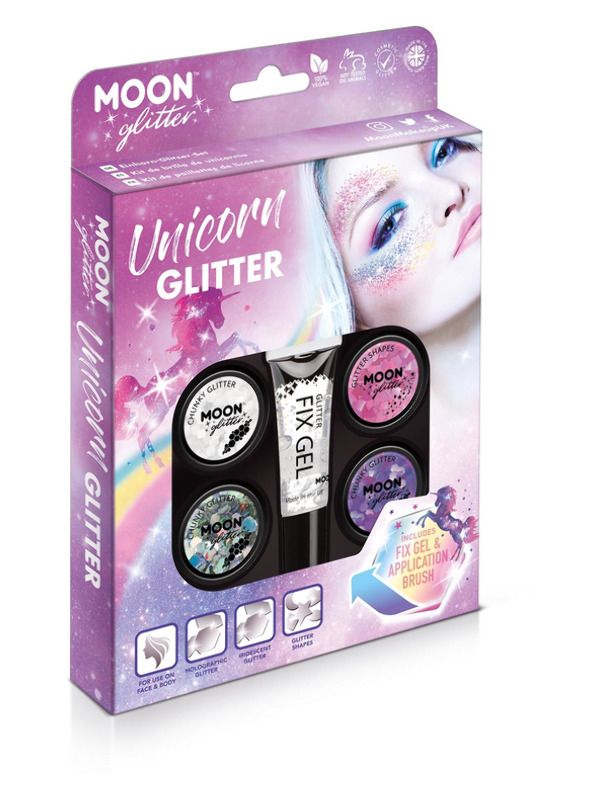 Moon Glitter Unicorn Glitter Kit, Assorted
