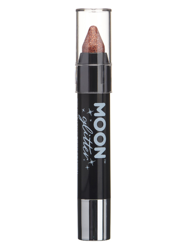 Moon Glitter Holographic Body Crayons, Rose Gold