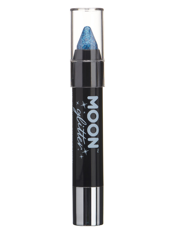 Moon Glitter Holographic  Body Crayons, Blue