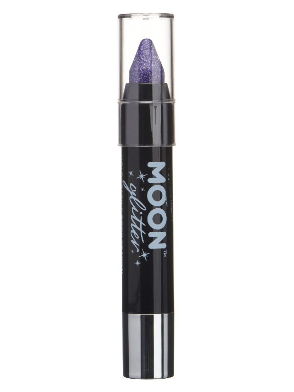 Moon Glitter Hologrpahic Body Crayons, Purple