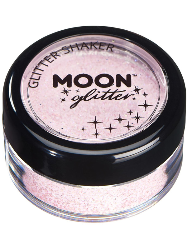 Moon Glitter Pastel Glitter Shakers, Baby Pink