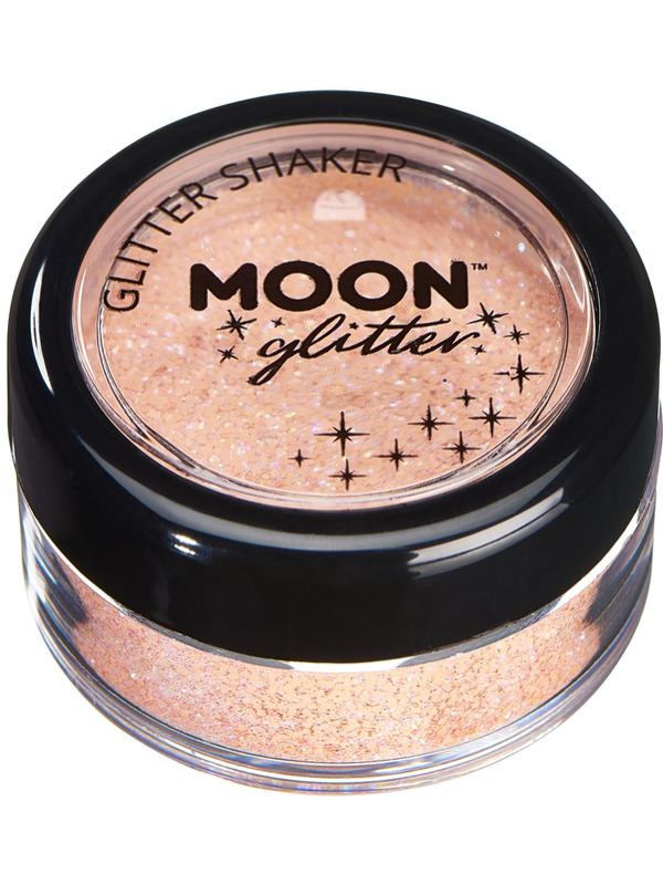 Moon Glitter Pastel Glitter Shakers, Peach