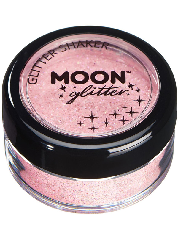 Moon Glitter Pastel Glitter Shakers, Coral