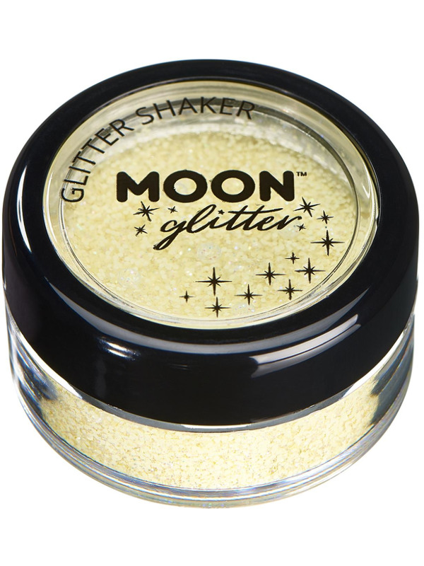 Moon Glitter Pastel Glitter Shakers, Lemon Yellow