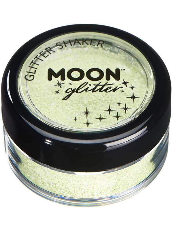 Moon Glitter Pastel Glitter Shakers, Mint