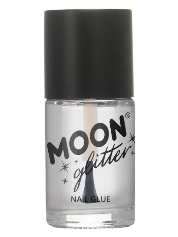 Moon Glitter Nail Glue, Clear