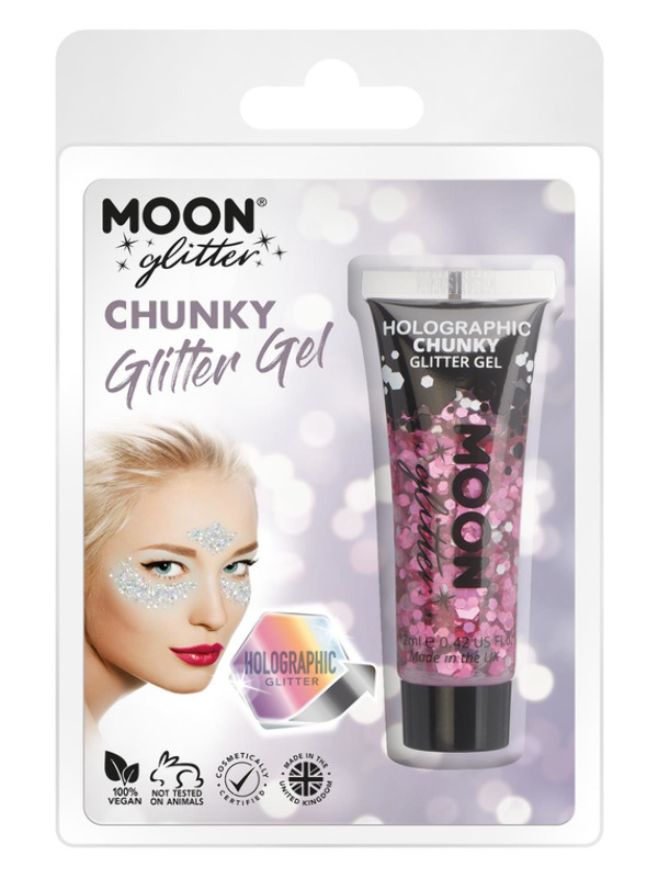 Moon Glitter Holographic Chunky Glitter Gel, Pin