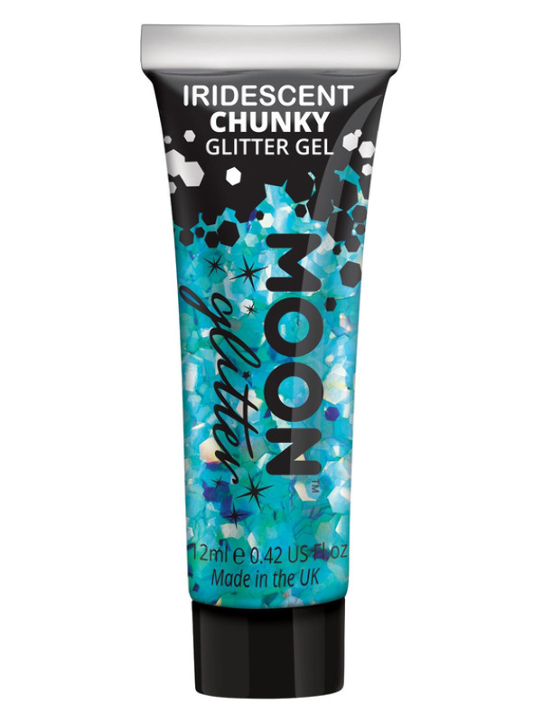 Moon Glitter Iridescent Chunky Glitter Gel, Blue